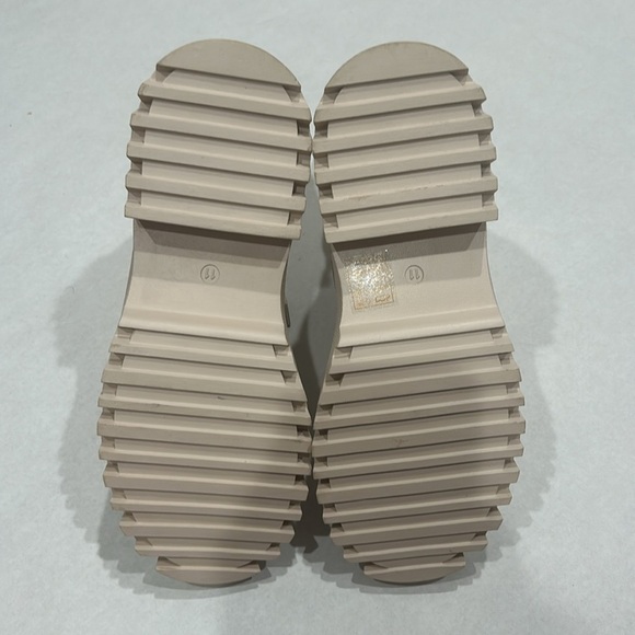 Dolls kill MORNING faux fur RENEGADES COMBAT BOOTS size 11 cream beige NWOB - Picture 5 of 8